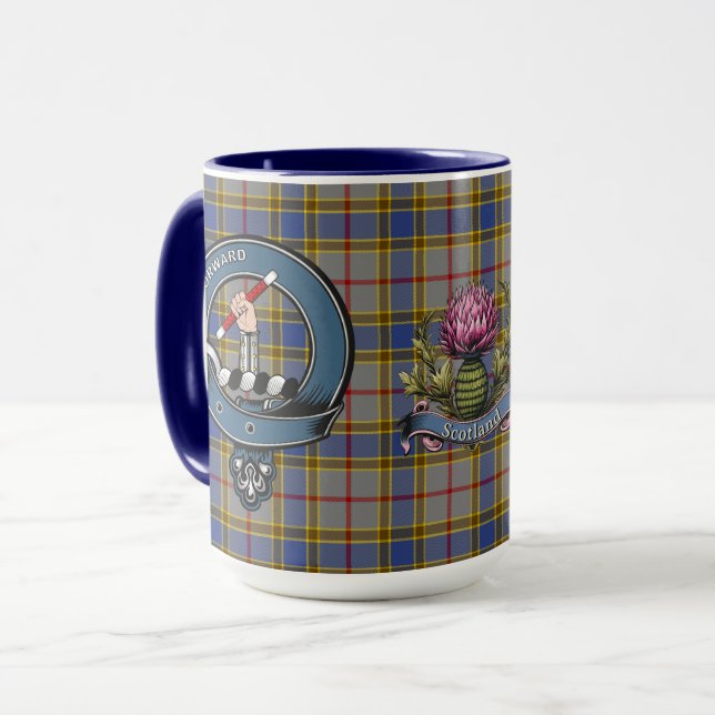 Mug Badge de clan Balfour & Tartan (Devant gauche)
