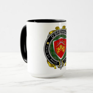 Mug Badge du Bouclier irlandais O'Brennan