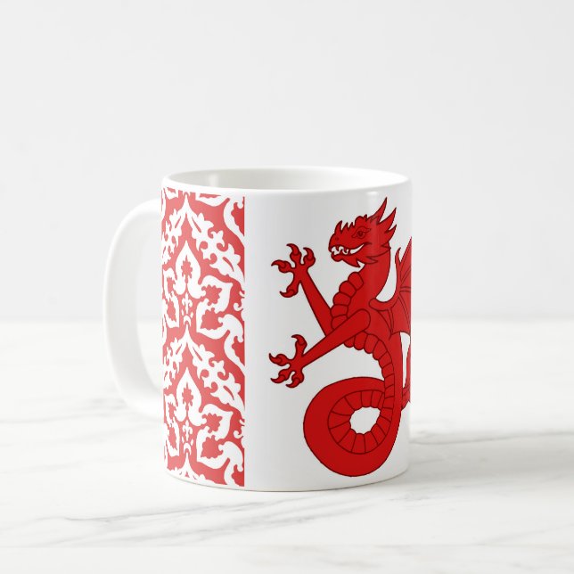 Mug Badge Populace du canton de Seashire (Devant gauche)
