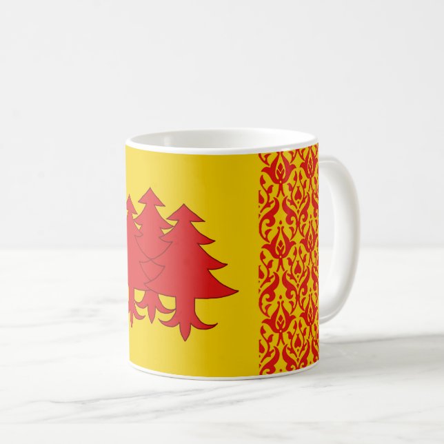 Mug Badge Populace du Royaume de Drachenwald (Devant droit)