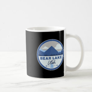 Mug Badge souvenir de randonnée Bear Lake Utah Ut Mont