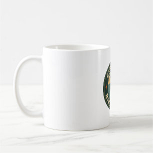 Mug Badge Vintage côtier de Puffin Atlantique