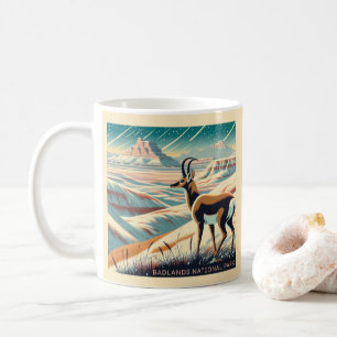 Mug Badlands National Park Winter Souvenir Cadeau