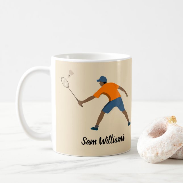 Mug Badminton (Avec donut)