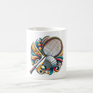Mug Badminton Graphic