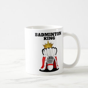 Mug Badminton King _ Mens Badminton Player Shirt Boys