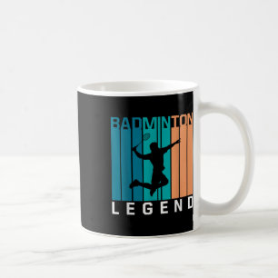 Mug Badminton Legend Joueur Badminton Navette Sports S