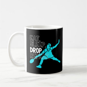 Mug Badminton Mange Sleep Drop Répéter