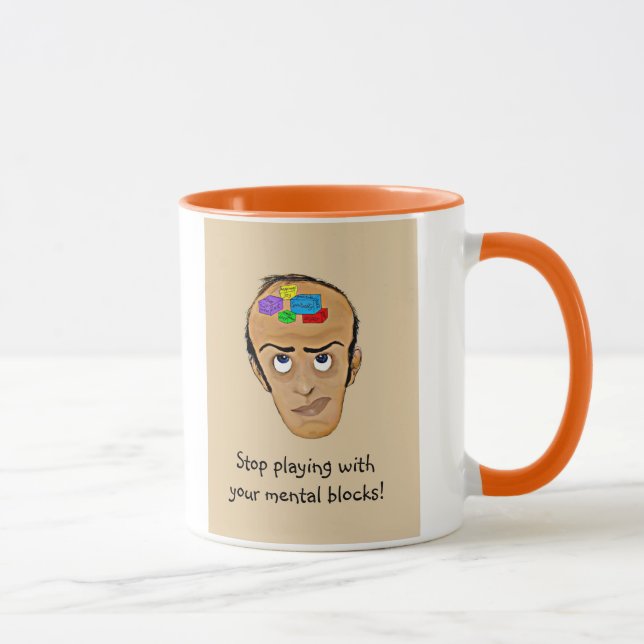 Mug Bagages émotifs ! - Humour de psychiatrie (Droite)