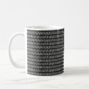 Mug Baguette vintage Abstraite, horizontale sans joint