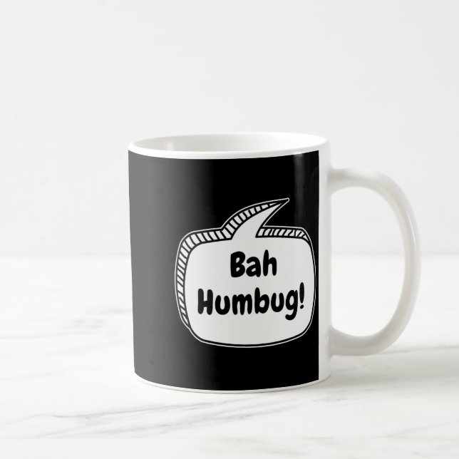 Mug Bah Humbug Speech Bubble Toddler T Shirt  (Droite)