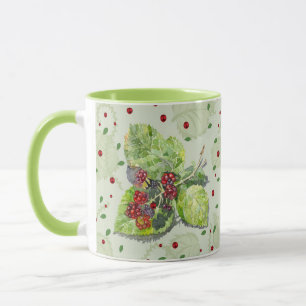 Mug Baies noires rouges et noires