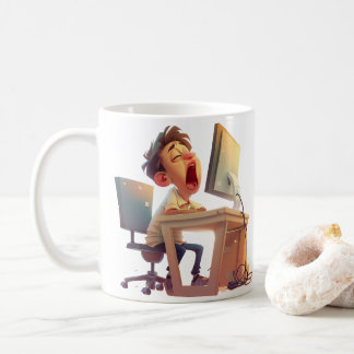 Mug Bâillement pour café ! Pour Lui