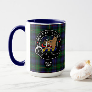Mug Baillie Clan Badge & Tartan Combo