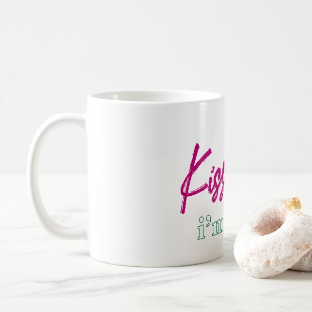 Mug 'baise-moi, je suis irlandaise' T-Shirt (Avec donut)