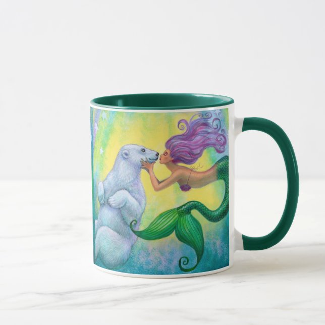 Mug Baiser de l'ours blanc de la sirène (Droite)