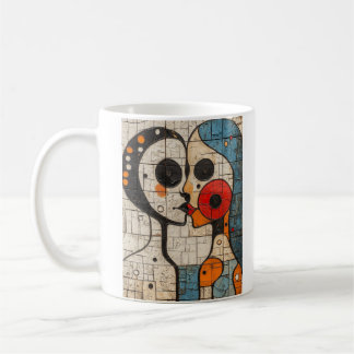 Mug Baiser géométrique Abstrait
