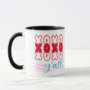 Mug Baisers & câlins Valentine de la carte de vacances