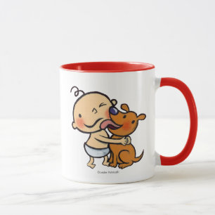 Mug Baisers de chiot pour le bébé