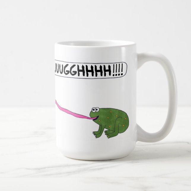 Mug Baisers de grenouille pour toujours ! (Tasse de (Droite)