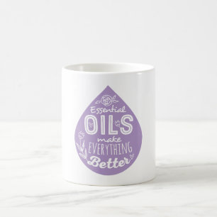 Mug Baisse d'huile essentielle de lavande