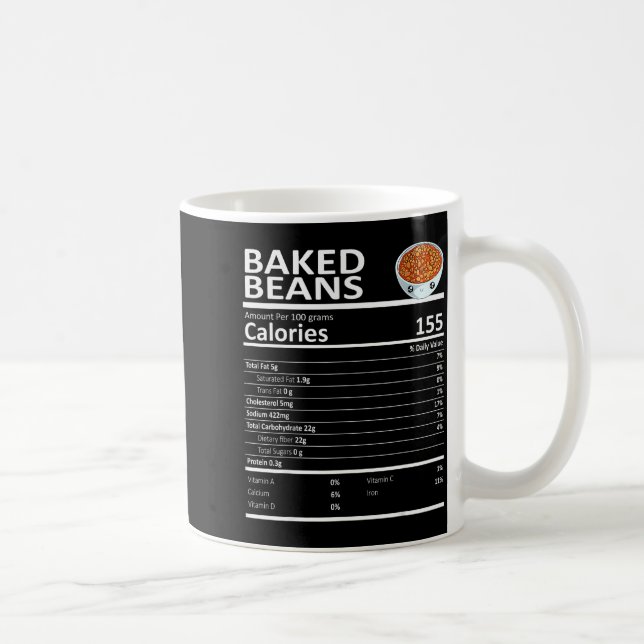 Mug Baked Beans Nutritional Facts Thanksgiving X-mas G (Droite)
