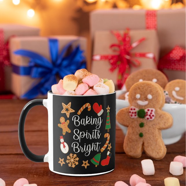 Mug Baking Spirits Bright Gingerbread Noël Cookie (Créateur téléchargé)