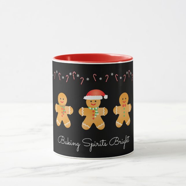 Mug Baking Spiritueux Bright Gingerbread Hommes (Centre)