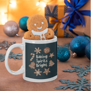 Mug Baking Vert Spirits Bright Holiday Cookies