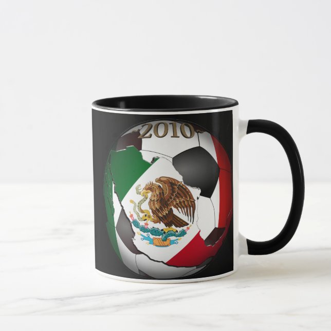 Mug Bal de football 2010 au Mexique (Droite)