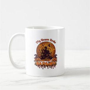 Mug Balai Brisé Ferme Halloween Sorcière Maison Hantée