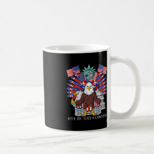 Mug Bald Eagle Throne 4 juillet USA Patriotic Boys K
