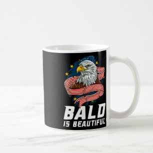 Mug Bald Est Belle 4 juillet Aigle Patriotique Usa