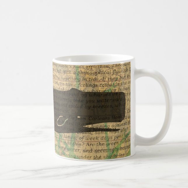 Mug Baleine antique Vie marine (Droite)