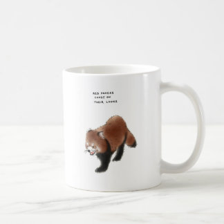 Mug baliverne de panda rouge