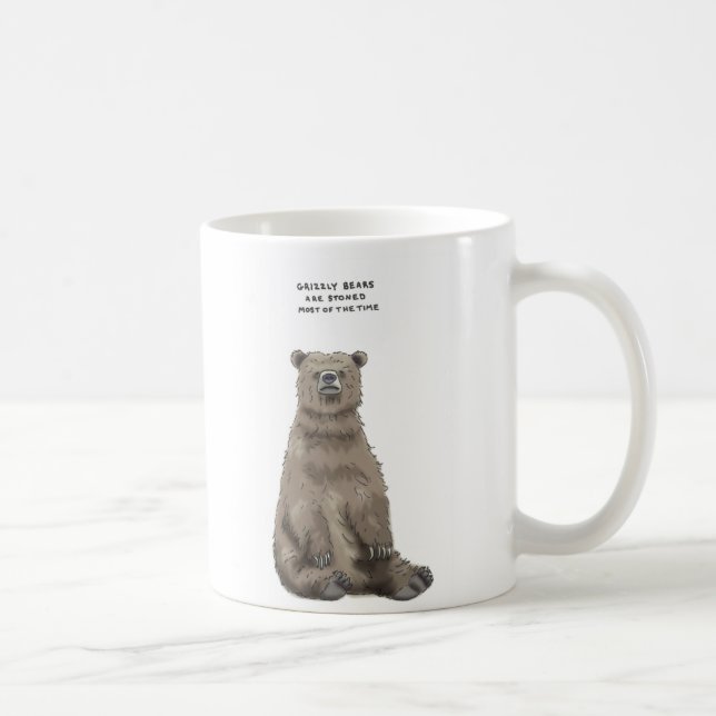 Mug baliverne d'ours gris (Droite)