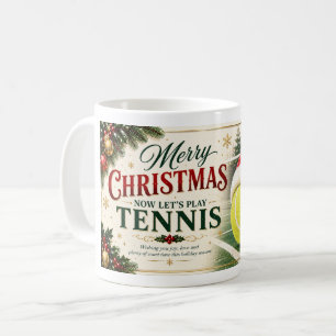 Mug Balle de tennis à thème de Noël avec chapeau de Pè