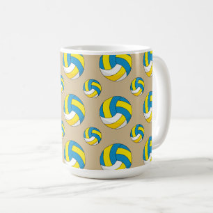 Mug Balle de volley-ball en dessin