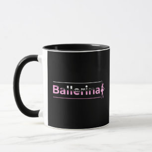 Mug Ballerina - Ballet Dancer Arch Art minimaliste