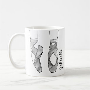 Mug Ballerina Ballet noir et blanc