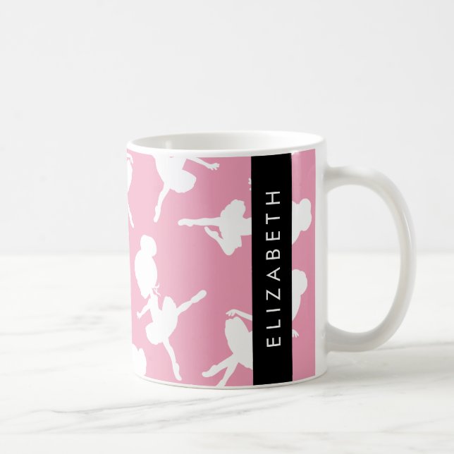 Mug Ballerina Motif, Filles de ballet, Danse, Votre No (Droite)