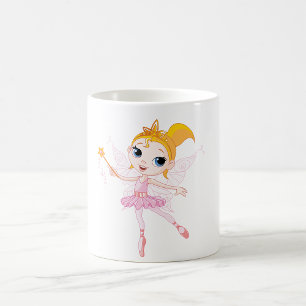 Mug Ballerine Fée avec Baguette Magique et Ailes