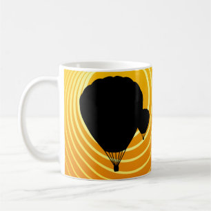 Mug ballon de la scène du soleil
