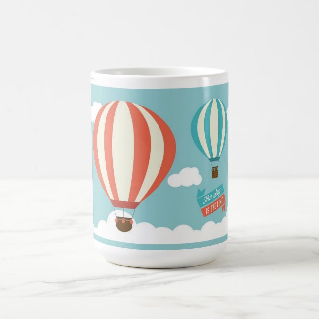 MUG *BALLONS D'AIR CHAUD** CAFÉ/BOUGIE À THÉ (Centre)