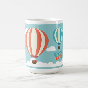MUG *BALLONS D'AIR CHAUD** CAFÉ/BOUGIE À THÉ
