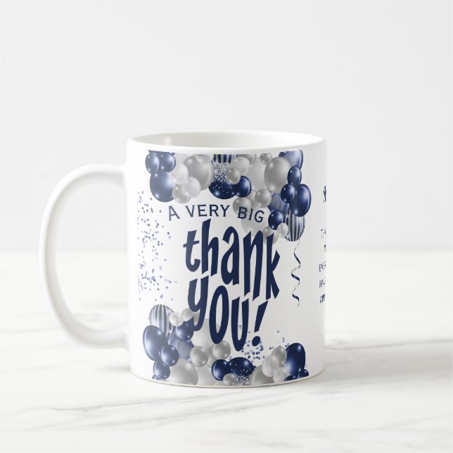 Mug Ballons de la marine Merci (Gauche)