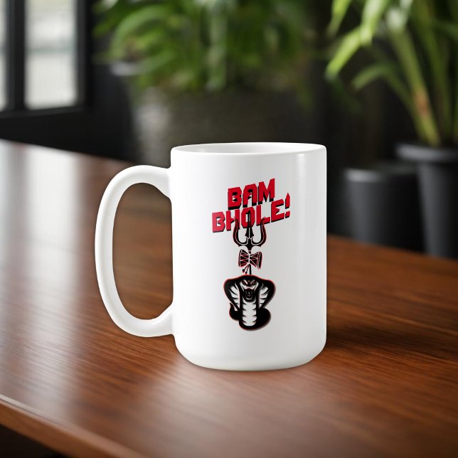 MUG "BAM BHOLE" NAAG DE LORD SHIVA ET TRISHUL (Créateur téléchargé)