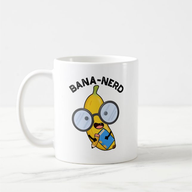 Mug Bana nerd Fruit Funny Pun Nerd (Gauche)