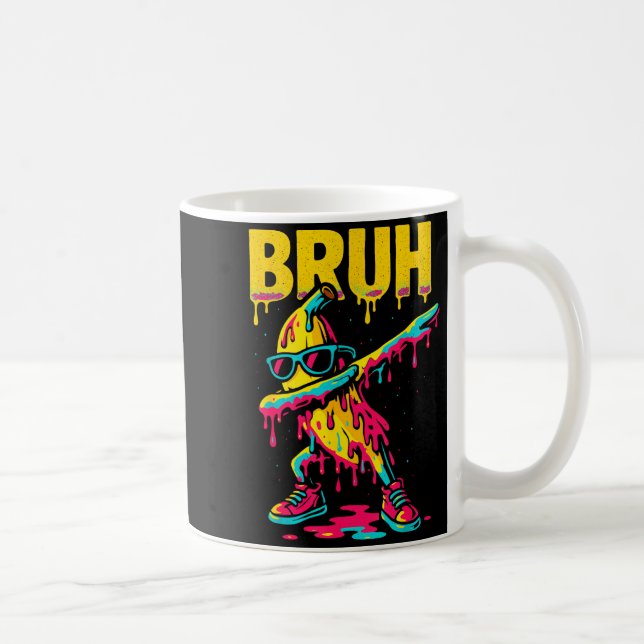 Mug Banane Dabbing Bruh Drip Glace Banane Jeunesse Bo (Droite)