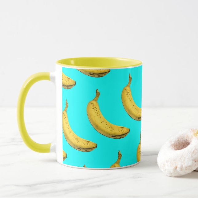 Mug Banane de café (Avec donut)